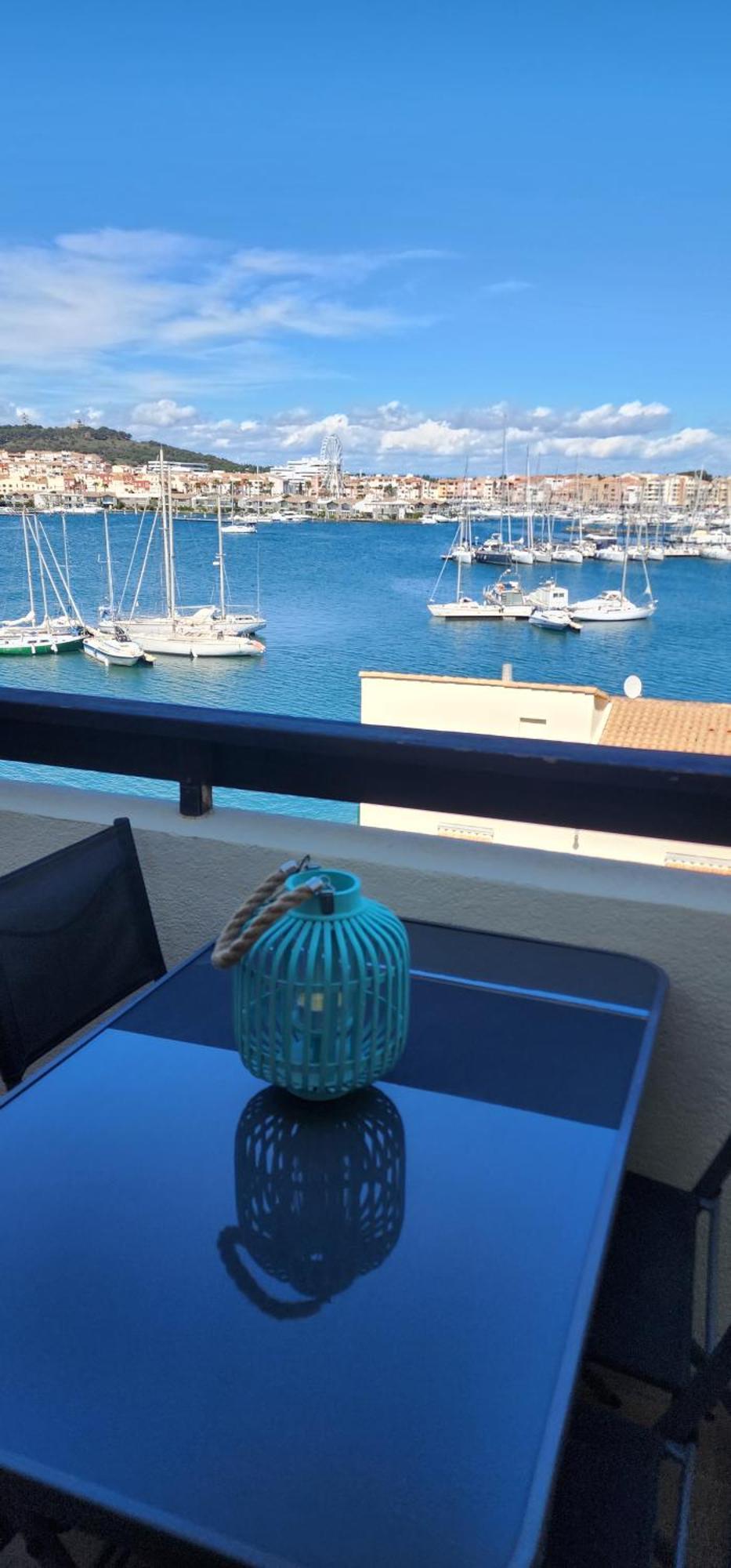Studio Meuble Cap D Agde Avec Tres Belle Vue Sur Le Port Exterior foto